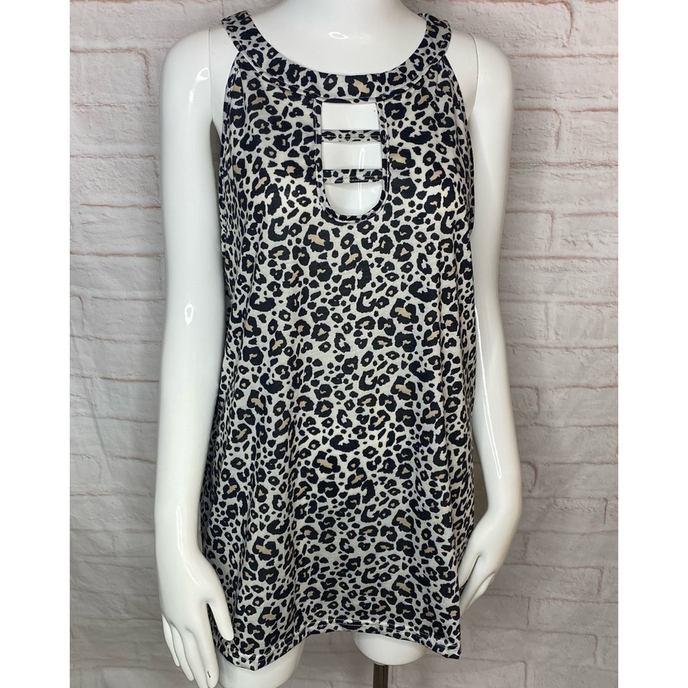 Suvimuha animal print woman blouse size XXL